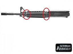 AR15 M16 M4 XM177 CAR15 Slipring Handschutz Haltersatz M16 DPMS Hera AMRS Windham Schmeisser LUX
