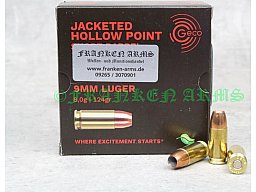 Geco Pistolenpatronen Kurzwaffenmunition 9mm 7,65Browning 9mm Makarow .40 S&W .45 ACP FMJ JHP UTHP