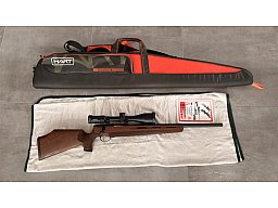Weihrauch HW 66 / Jagdmatch Büchse / Matchabzug / .222 Rem. / Aufschubmontage / Minox ZX5 3-15x56