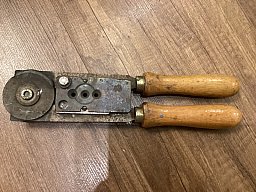 Gebrauchte 3 - fach GIEßZANGE / Kokille Dia.404 - 200gr. RN BB von Klaus Wich mit Griffen