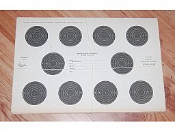 *** Scheiben NaTIONAL SMALL-BORE RIFLE ASSOCITATION Größe A4 18St ***