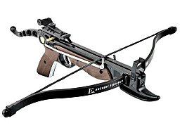 175 fps Recurve-Pistolenarmbrust: 80 lbs Cobra Aluminium wood camo inkl. 23 Bolzen bei Sofortkauf