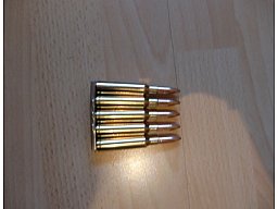 Dekomunition 6,5x55SW, 5 Stück auf Ladestreifen