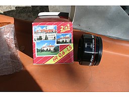 Für Fotosammler Hama Videoobjektiv 2 in 1 Tele und Weitwinkel