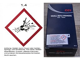 Zünder von CCI 400 Small Rifle