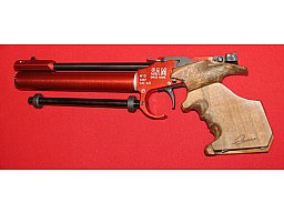 Match-Pressluft-Luftpistole, eine SAM M10 SWISS MADE in cal. 4,5mm mit F - Zeichen