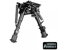 Variables klappbares Teleskop Zweibein Bi-Pod Bipod 16,5-23,5cm 6"-9" für Riemenösen