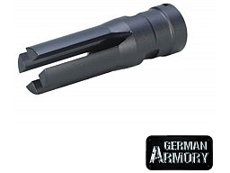 HK G3 G36 M15X1 Gabeldämpfer 4prong Mündungsbremse HK243 MR223 MR308 223 308 HK33 Heckler & Koch G95