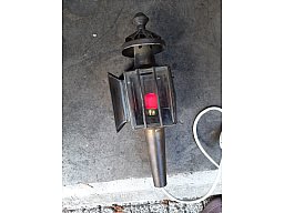 Alte Kutscherlampe