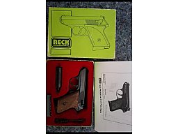 Pistole Reck PK 6000 in 6mm Platz Holz und schwarz PTB 295 Fehler