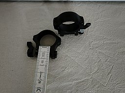 EAW 30 mm Ringe mit Schnellspannhebel, BH 15mm
