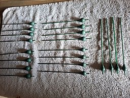 4x inliner bleie birnenbleie 20 bis 60 gramm