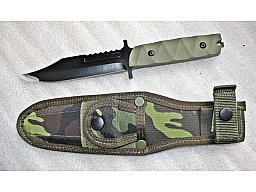 CZ - TSCHECHISCHES ARMEE KAMPFMESSER mit CAMOSCHEIDE von 2004