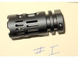 === Alu-Mündungsfeuerdämpfer #1 MFD mit M14x1 Linksgewinde (wie z.B. AKM AK47 Kalaschnikow) ===