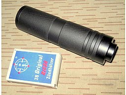 === Deko-Schalldämpfer "Mini" mit M14x1 Linksgewinde – z.B. für Kalaschnikow AK47 AKM ===