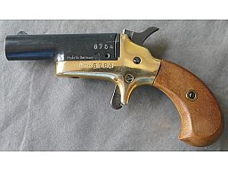DERRINGER MOD. 1873 IM KALIBER .22 L.R. – „MADE IN GERMANY“ – ZWEIFARBIGE OPTIK – TOP GELEGENHEIT!!!