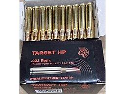 .223Rem/52grs Geco Target HP 500 Stk. Angebot!!