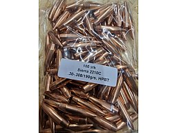 .30-.308/190 grs #2210# Sierra MK HPBT Geschosse 100 stk