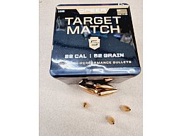 .22/.224/52grs Speer Target Match HPBT Geschosse 100 Stk. No. 1036