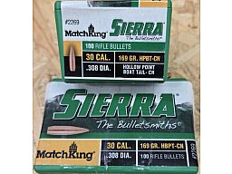 .308/169 grs #2269# Sierra HPBT-CN Match Geschosse 100 stk