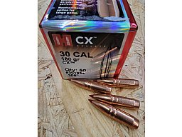 .30/.308/180grs CX bleifrei Hornady No. 301934 Geschosse 50 Stk.