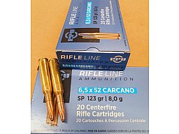 6,5x52 Carcano/123 grs. Teilmantel PPU 20 stk. A-207