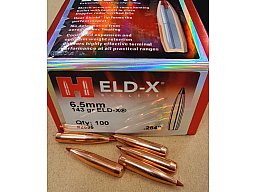 6,5/143grs ELD-X Hornady No. 2635 Geschosse 100 Stk.