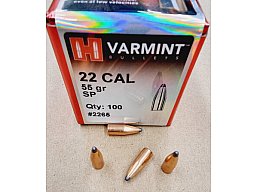 .22/.224-55grs SP Hornady Geschosse 100 Stk. No. 2265 #