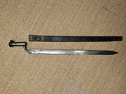 seltenes Tüllenbajonett, Haubajonett