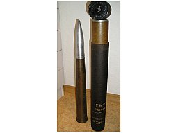 40X365mm Hülse/Geschoss ALU Flugabwehrkanone Bofors DEKO TOP ZUSTAND Flugabwehr