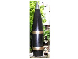 Panzerhaupitze 2000/M109 SCHWARZ TOP ZUSTAND Geschoss 155 mm EX Ausführung