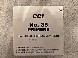 CCI No 35, Zündhütchen für Kal. 50 BMG