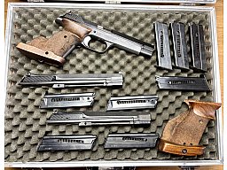 Sportpistole SIG - Hämmerli P240 Kal.38 Special Wadcutter mit WS.32 S&W Long Wadcutter & .22 LR