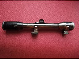 Vintage B.NICKEL "SUPRA" 4 X 36 Abs. # 1 + SEM f. MAUSER K98 Tubus 26mm aus STAHL! made in GERMANY