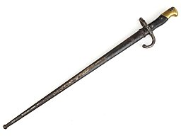 Französisches Gras Bajonett Mle. 1874 (Lebel, Berthier, Chassepot)