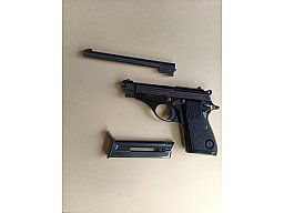 Pistole Beretta 70 (71? / 74?) mit 6 Zoll Wechsellauf