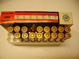 Hirtenberger 8x57IRS ABC Geschoss
