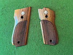 HOLZGRIFFSCHALEN ORIGINAL S&W FÜR 39/59 EVTL. NACHBAUTEN
