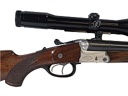 Krieghoff Drilling Trumpf im Kal. 7X65R 16/70 mit variablen Zeiss Glas bei taunus-waffem.de