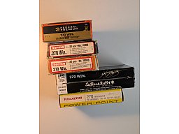 .270 Winchester Restmunition Sellier & Bellot Federal Norma Winchester