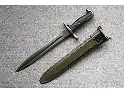 Bajonett Seitengewehr für US Garand M1 Hersteller AFH 1943 American Fork & Hoe 2WK Fertigung nicht M