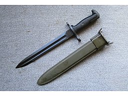 Bajonett Seitengewehr für US Garand M1 Hersteller UC Utica Cutlery 1942 PAL MODE 2WK Fertigung Flami