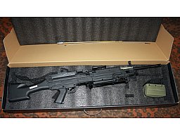 A&K M249 MK2 Polymergehäuse AEG 6mm BB schwarz