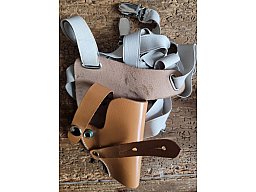 Original Leder-Schulterholster braun Für Taschenpistolen (z.B. Walther TPH / 6,35mm) –