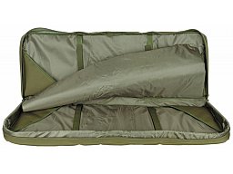 Gewehrtasche f. 2 Langwaffen bis 95cm Oliv m. Trennwand + Rucksackgurte – Doppel Futteral