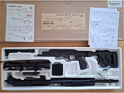 WELL MB4411D Airsoft-Snipergewehr / Scharfschützengewehr Set (Spring / Federdruck) – OVP & Zubehör