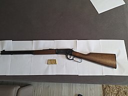 Unterhebel Cowboygewehr Kal. 4,5 mm Stahl BB