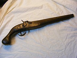 Antike Vorderladerpistole 1170 Gramm schwer