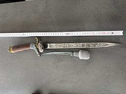 Hirschfänger , Forst , Troddel , Forstbeamte