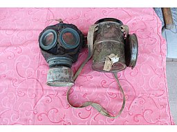 1916.Gasmaske. Originalstück aus dem WKI